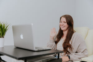 A woman joins a telehealth appointment for a ADHD diagnosis in Dallas